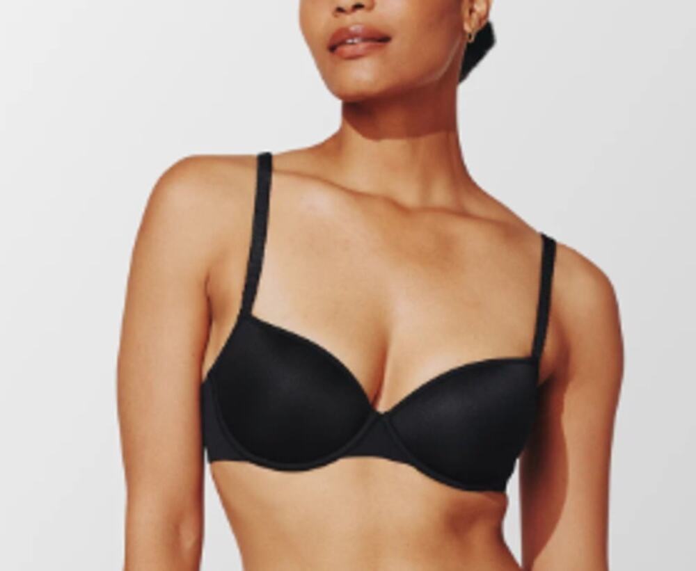 Thirdlove 34D Black Underwire 24/7 Classic T-shirt Bra Stretch Comfort